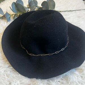 *2 for $20* Women's black felt floppy hat